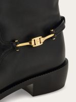 Ferragamo F buckle knee boot - Image 7